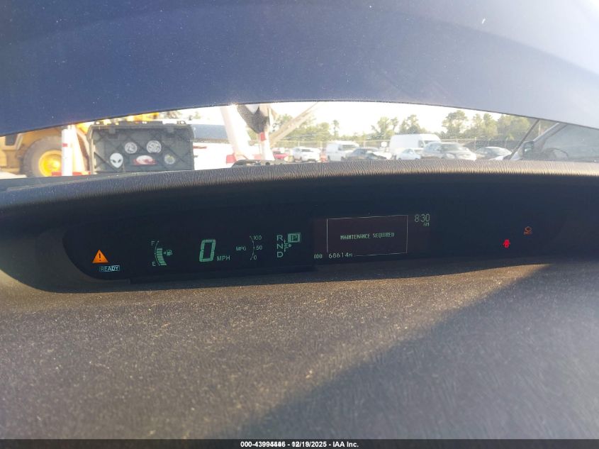 2012 Toyota Prius Two VIN: JTDKN3DU8C1578421 Lot: 43994446