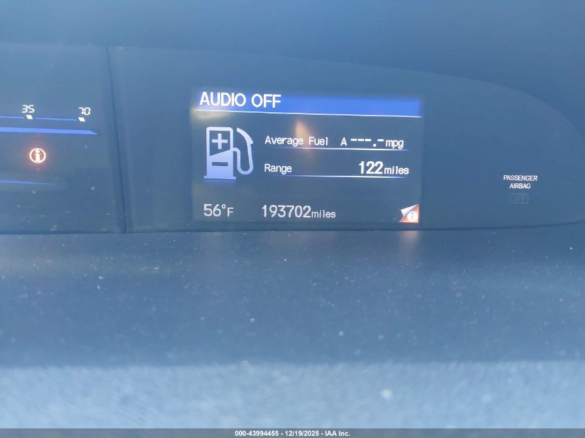 2013 Honda Civic Lx VIN: 19XFB2F55DE013496 Lot: 43994455