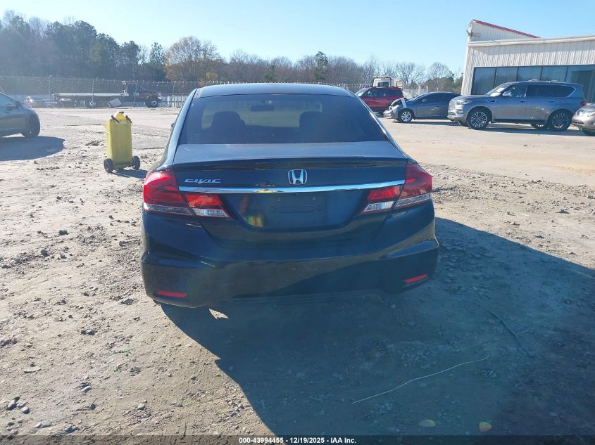 2013 Honda Civic Lx VIN: 19XFB2F55DE013496 Lot: 43994455