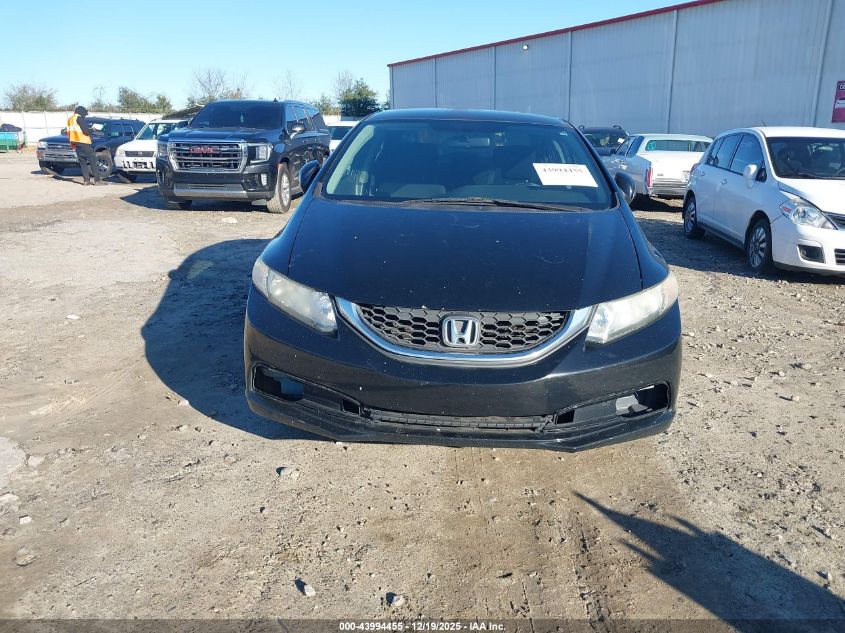 2013 Honda Civic Lx VIN: 19XFB2F55DE013496 Lot: 43994455