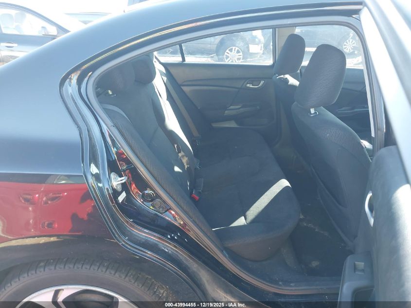 2013 Honda Civic Lx VIN: 19XFB2F55DE013496 Lot: 43994455