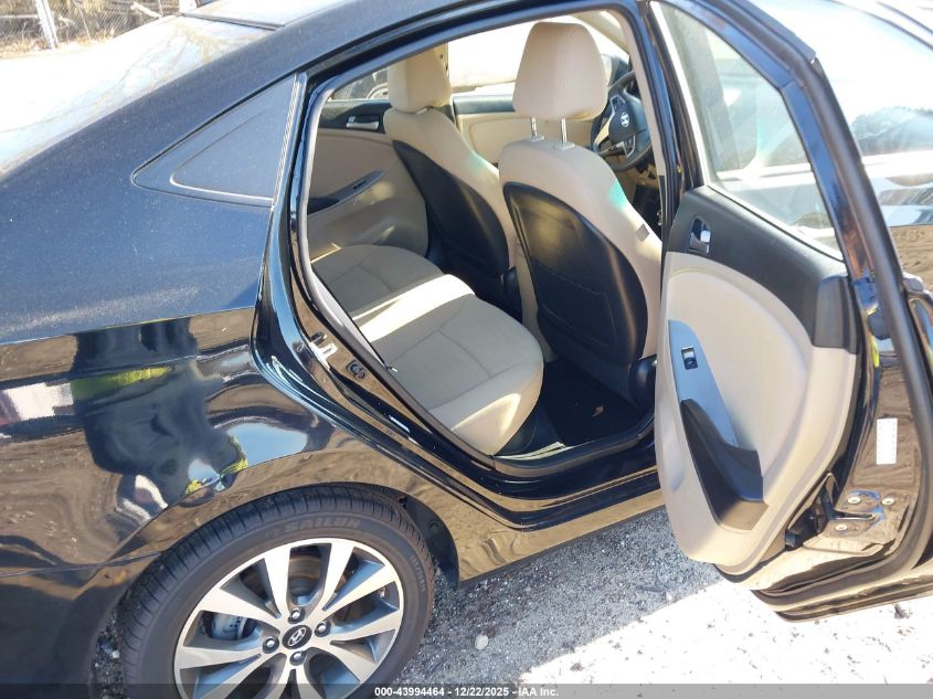 2017 Hyundai Accent Value Edition VIN: KMHCT4AEXHU357725 Lot: 43994464