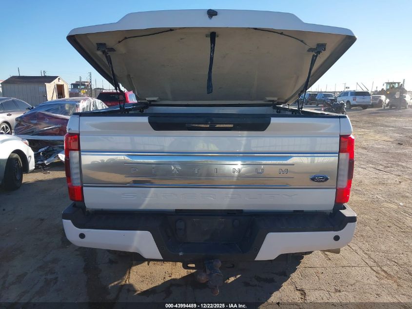 2019 Ford F-250 Platinum VIN: 1FT7W2BTXKED51858 Lot: 43994489