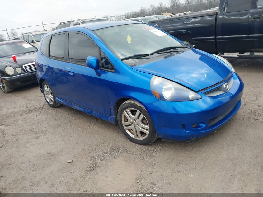 JHMGD38617S029243 2007 Honda Fit Sport auction photo 1