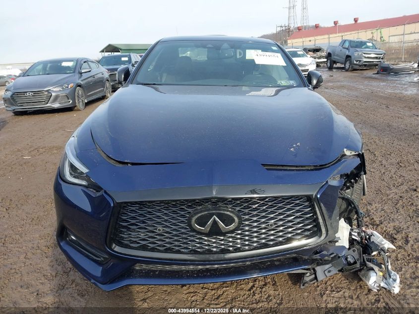 2022 Infiniti Q60 Red Sport 400 Awd VIN: JN1FV7LL2NM680996 Lot: 43994554