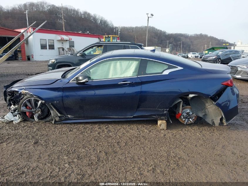 2022 Infiniti Q60 Red Sport 400 Awd VIN: JN1FV7LL2NM680996 Lot: 43994554