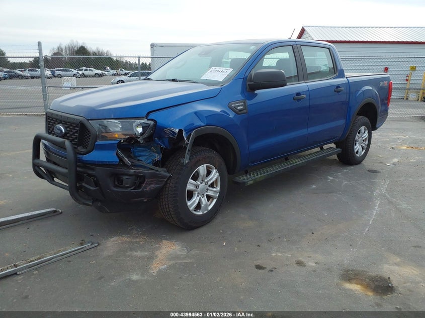 Vin: 1fter4fh0kla94804, lot: 44490305, ford ranger xl 20192