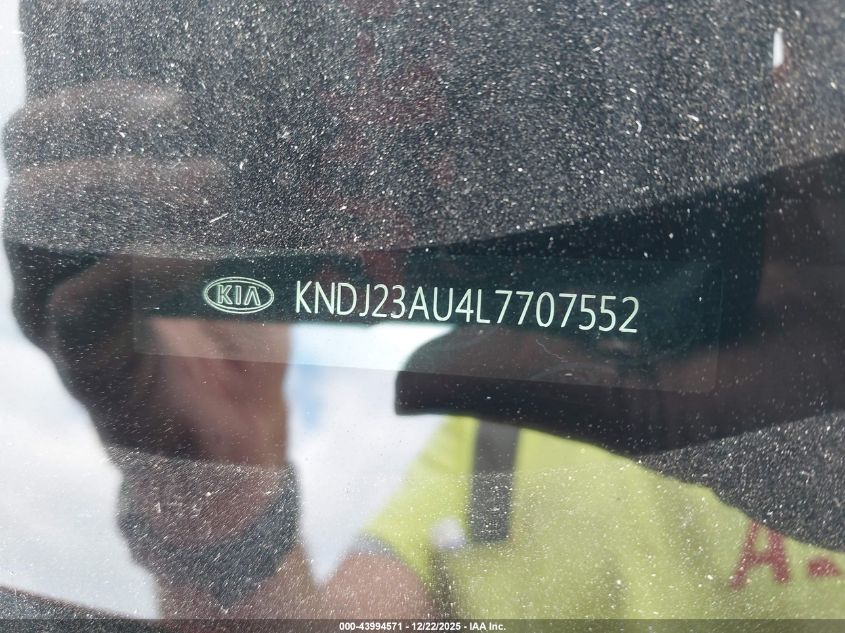 2020 Kia Soul S VIN: KNDJ23AU4L7707552 Lot: 43994571