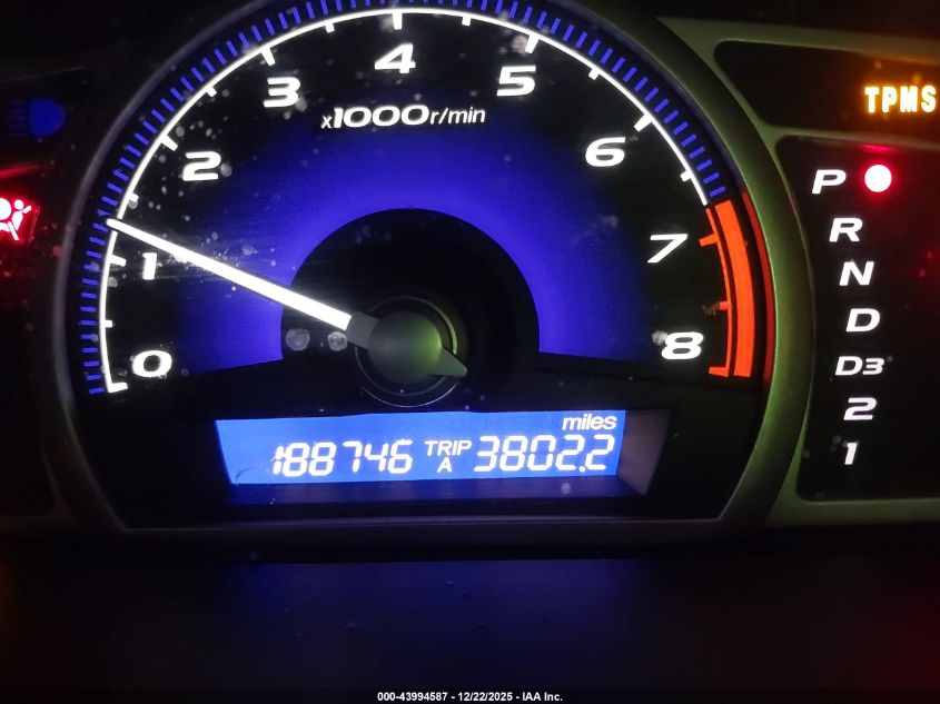 2008 Honda Civic Lx VIN: 2HGFA16578H503517 Lot: 43994587