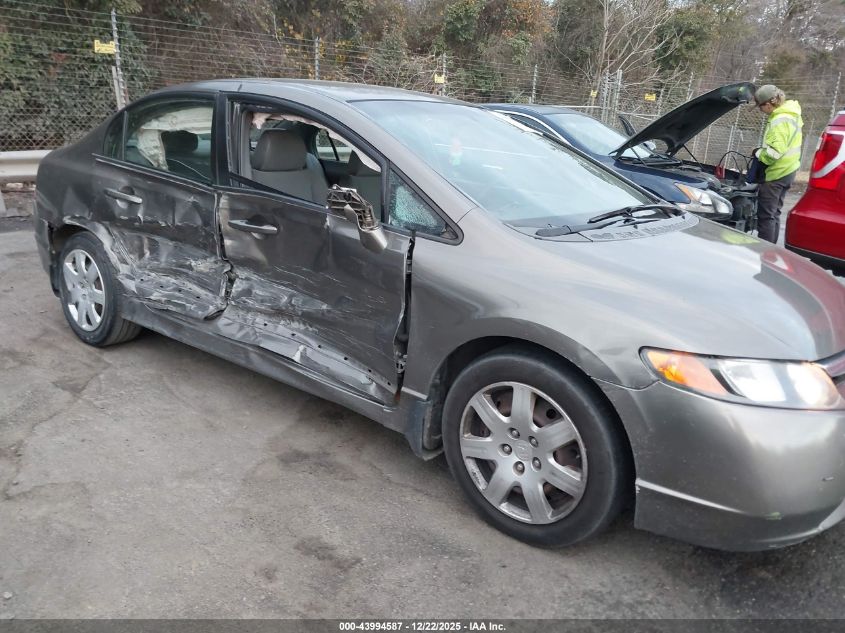 2008 Honda Civic Lx VIN: 2HGFA16578H503517 Lot: 43994587