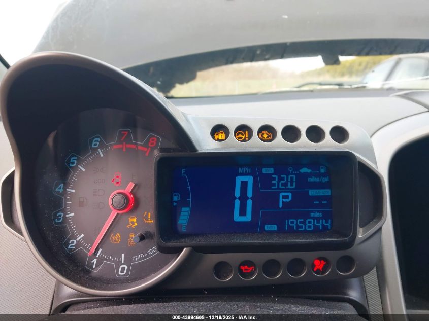 2015 Chevrolet Sonic Lt Auto VIN: 1G1JC5SH4F4177074 Lot: 43994605