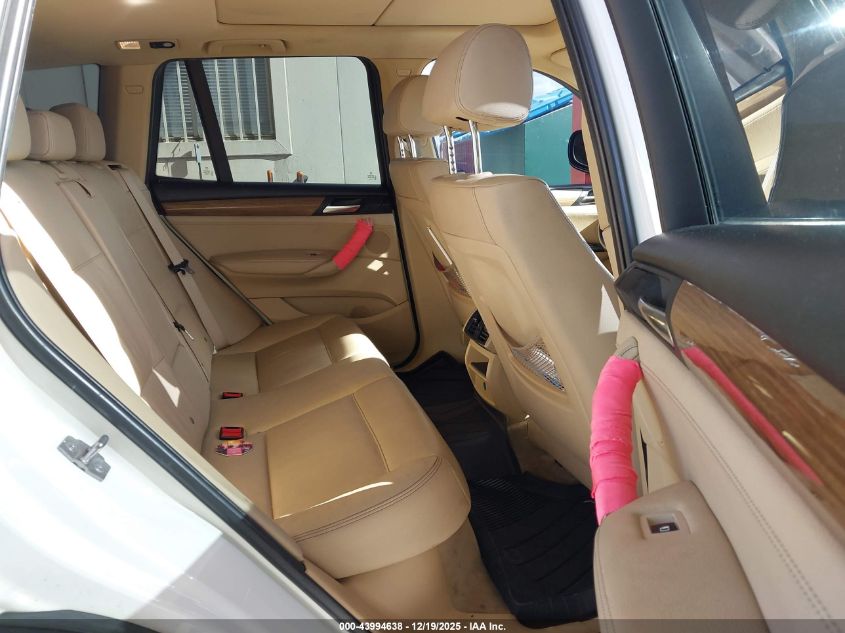 2013 BMW X3 xDrive28I VIN: 5UXWX9C53D0A08571 Lot: 43994638