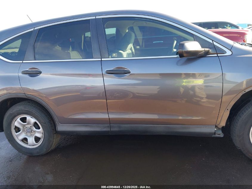 2016 Honda Cr-V Lx VIN: 2HKRM3H3XGH506301 Lot: 43994645