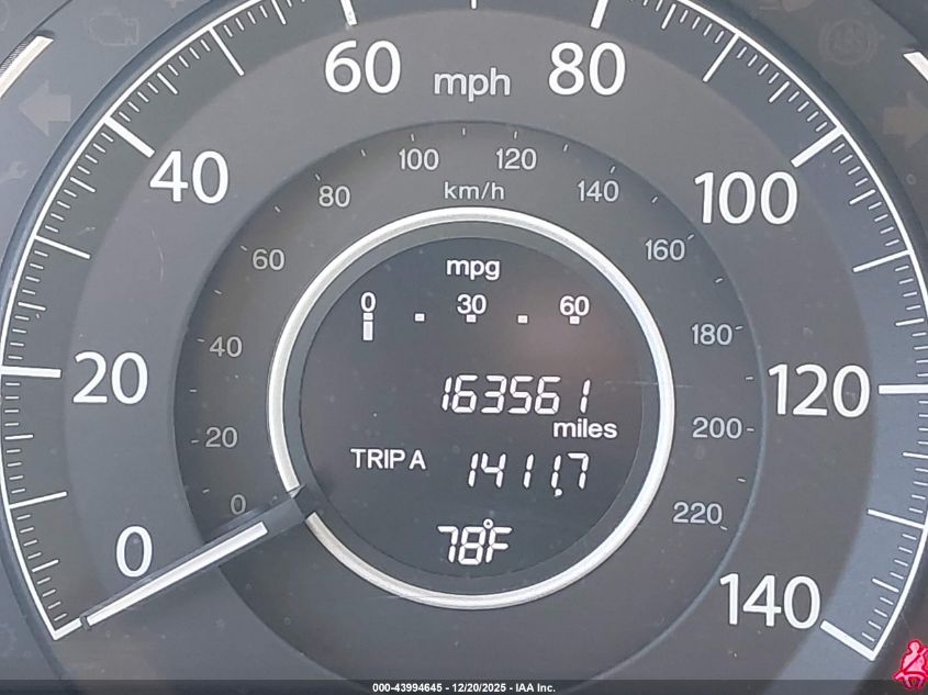 2016 Honda Cr-V Lx VIN: 2HKRM3H3XGH506301 Lot: 43994645