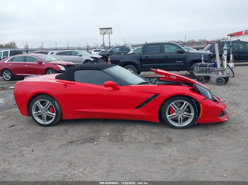 2016 Chevrolet Corvette Stingray VIN: 1G1YB3D71G5123169 Lot: 43994650