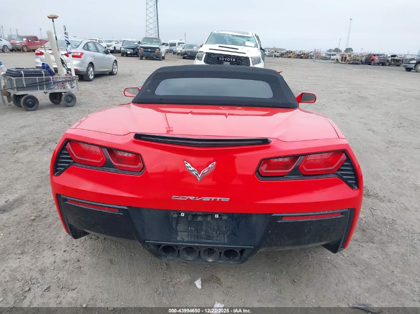 2016 Chevrolet Corvette Stingray VIN: 1G1YB3D71G5123169 Lot: 43994650