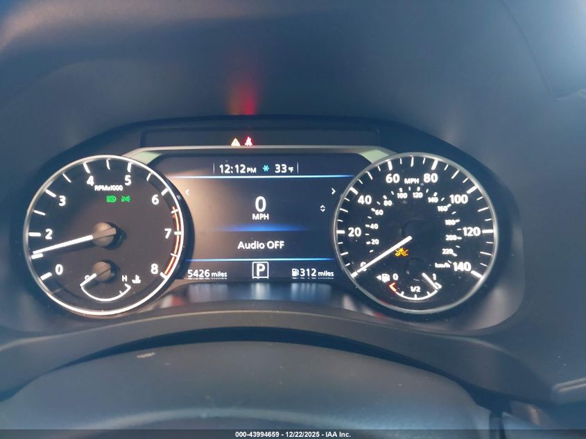 2025 Nissan Altima Sv Fwd VIN: 1N4BL4DV9SN391772 Lot: 43994659