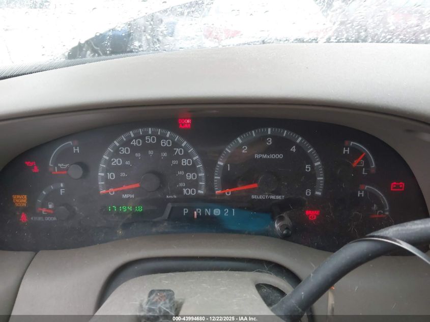 2001 Ford F-150 Lariat/Xl/Xlt VIN: 2FTRX17W61CA40418 Lot: 43994680