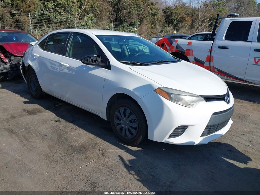 2014 Toyota Corolla L/Le/Le Pls/Prm/S/S Pls