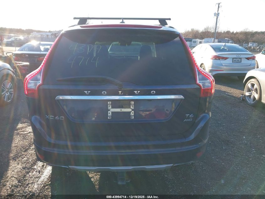 2016 Volvo Xc60 T6 Drive-E Platinum VIN: YV449MRM8G2879408 Lot: 43994714