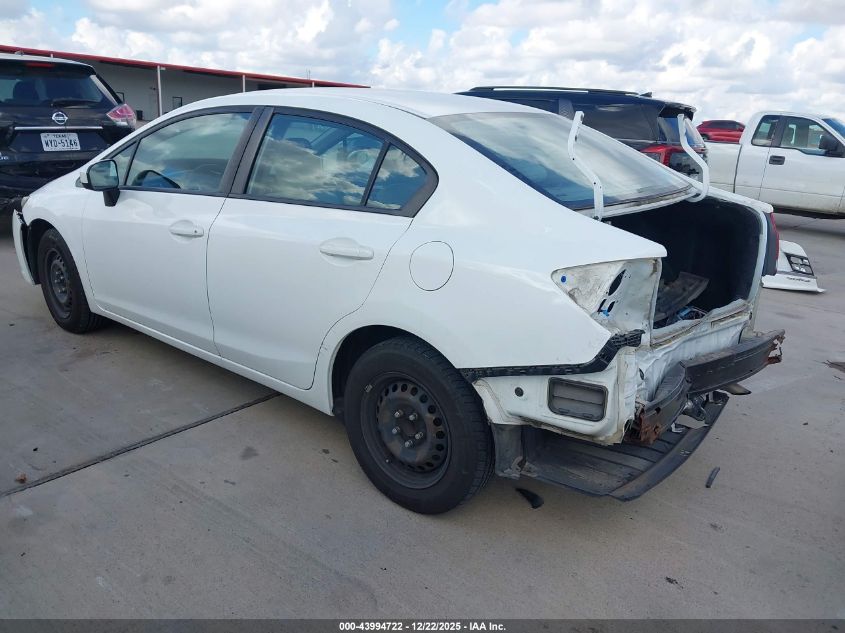 2014 Honda Civic Lx VIN: 19XFB2F5XEE204967 Lot: 43994722