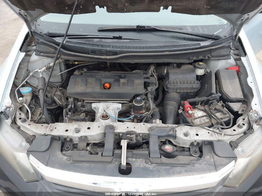 2012 Honda Civic Lx VIN: 2HGFB2F58CH577539 Lot: 43994728