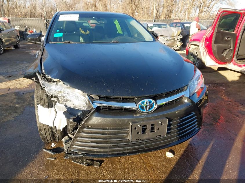 2015 Toyota Camry Hybrid Xle VIN: 4T1BD1FK8FU148485 Lot: 43994748