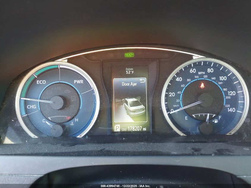 2015 Toyota Camry Hybrid Xle VIN: 4T1BD1FK8FU148485 Lot: 43994748