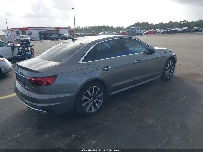 2022 Audi A4 Premium 40 Tfsi Quattro S Tronic