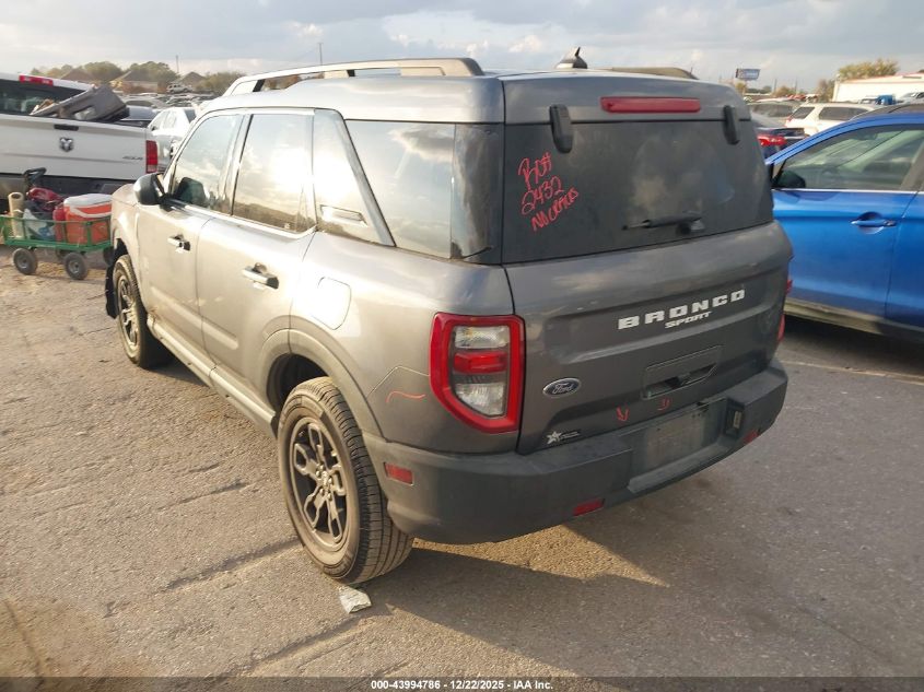 2021 Ford Bronco Sport Big Bend VIN: 3FMCR9B67MRA29442 Lot: 43994786