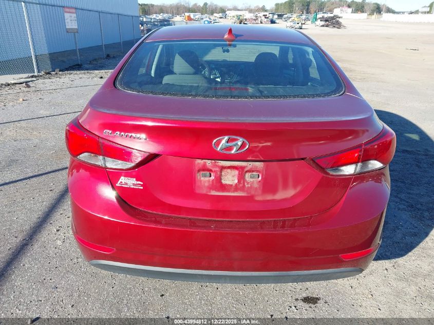 2014 Hyundai Elantra Se VIN: 5NPDH4AE2EH543081 Lot: 43994812