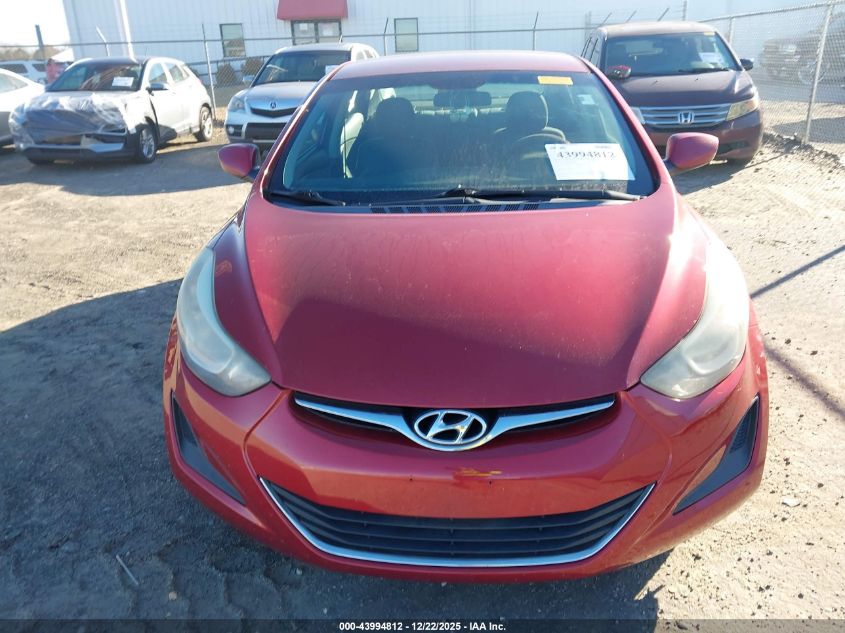 2014 Hyundai Elantra Se VIN: 5NPDH4AE2EH543081 Lot: 43994812