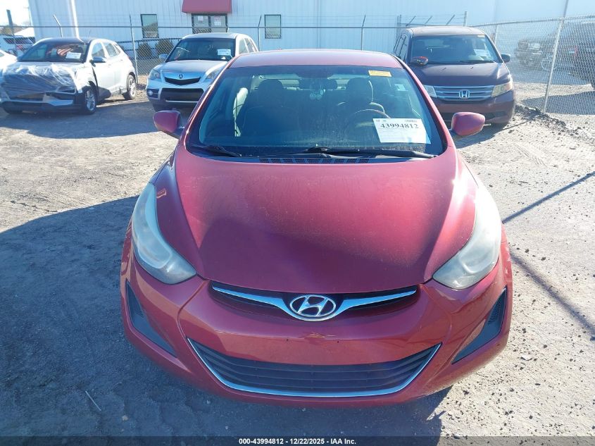 2014 Hyundai Elantra Se VIN: 5NPDH4AE2EH543081 Lot: 43994812