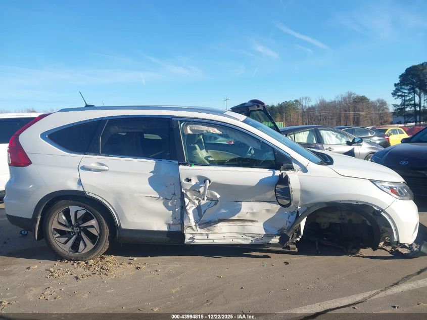 2016 Honda Cr-V Touring VIN: 5J6RM3H91GL009437 Lot: 43994815