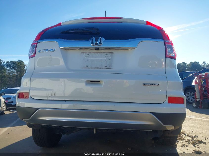 2016 Honda Cr-V Touring VIN: 5J6RM3H91GL009437 Lot: 43994815