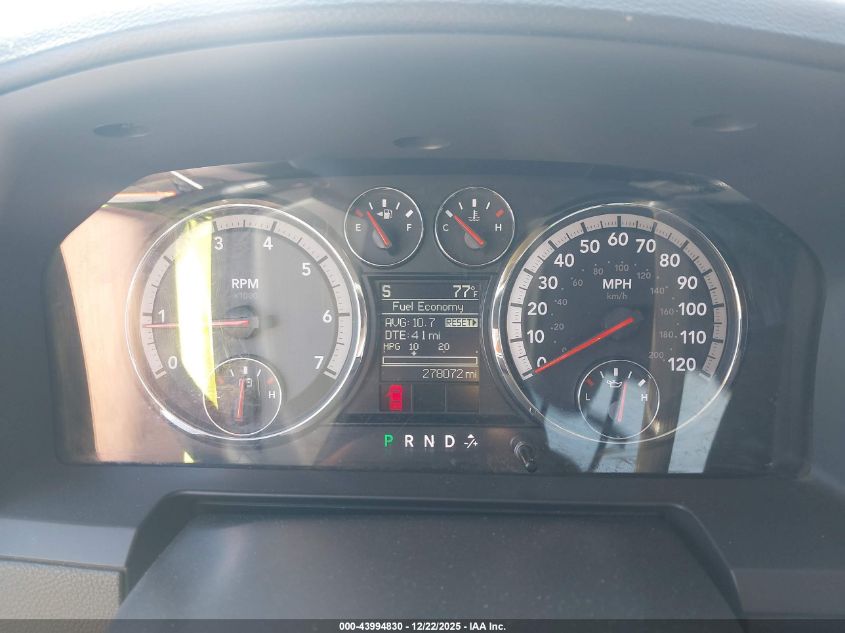 2012 Ram 1500 Laramie VIN: 1C6RD6NT3CS212778 Lot: 43994830