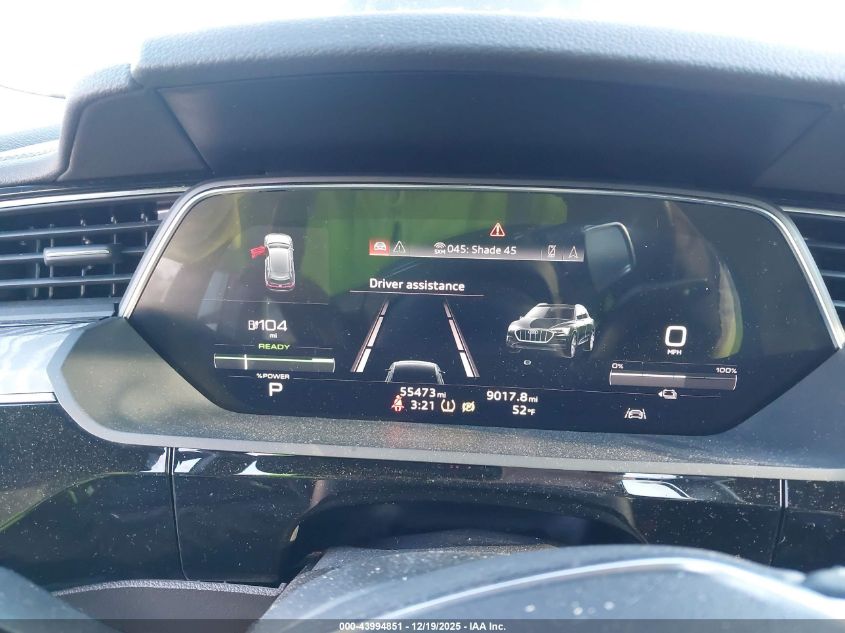 2021 Audi E-Tron Premium Quattro VIN: WA1AAAGE0MB020567 Lot: 43994851