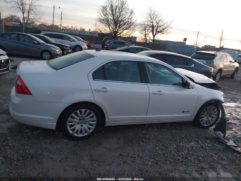 2012 Ford Fusion Hybrid VIN: 3FADP0L30CR165754 Lot: 43994855
