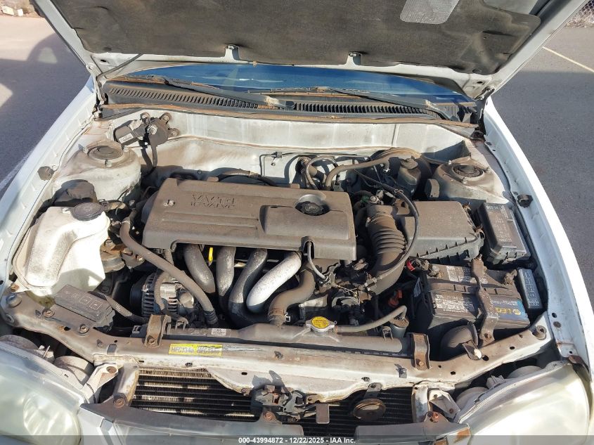 2001 Toyota Corolla Le VIN: 1NXBR12E21Z450378 Lot: 43994872