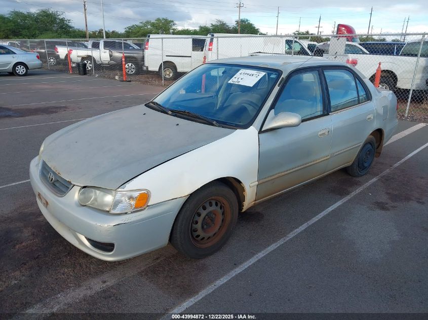 2001 Toyota Corolla Le VIN: 1NXBR12E21Z450378 Lot: 43994872