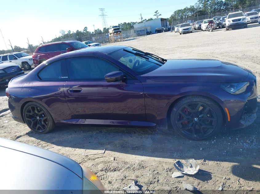 2025 BMW 230I VIN: 3MW23CM01S8F48980 Lot: 43994892