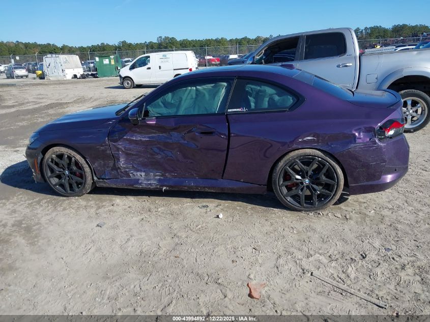 2025 BMW 230I VIN: 3MW23CM01S8F48980 Lot: 43994892