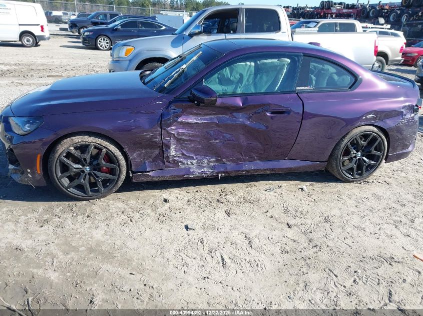 2025 BMW 230I VIN: 3MW23CM01S8F48980 Lot: 43994892