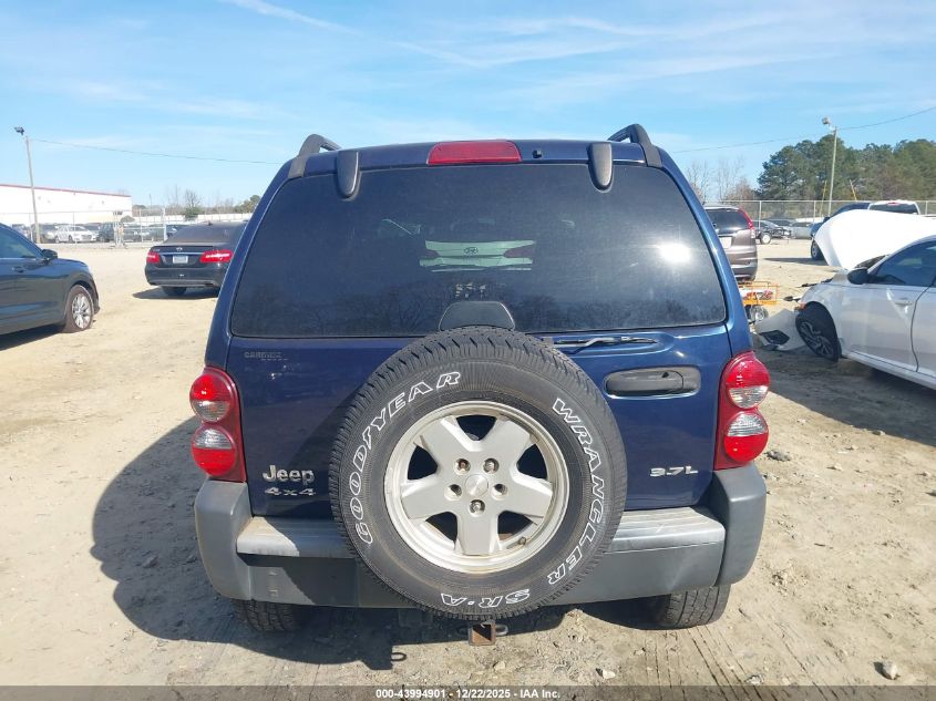 2006 Jeep Liberty Sport VIN: 1J4GL48K06W176596 Lot: 43994901