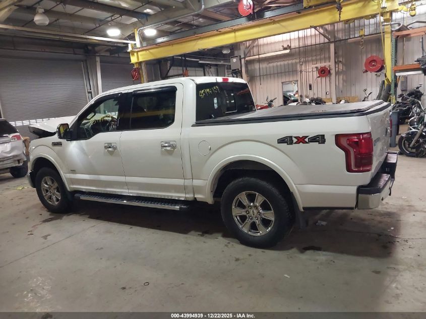 2015 Ford F-150 Lariat VIN: 1FTEW1EG5FFC80536 Lot: 43994939