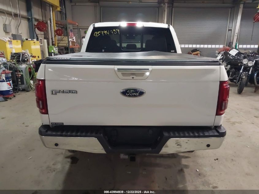 2015 Ford F-150 Lariat VIN: 1FTEW1EG5FFC80536 Lot: 43994939
