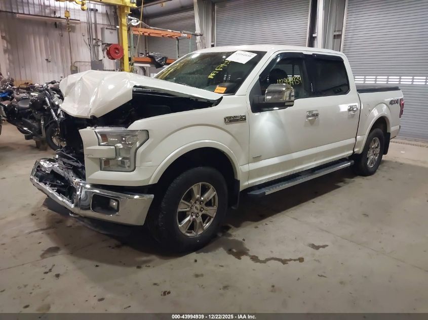 2015 Ford F-150 Lariat VIN: 1FTEW1EG5FFC80536 Lot: 43994939