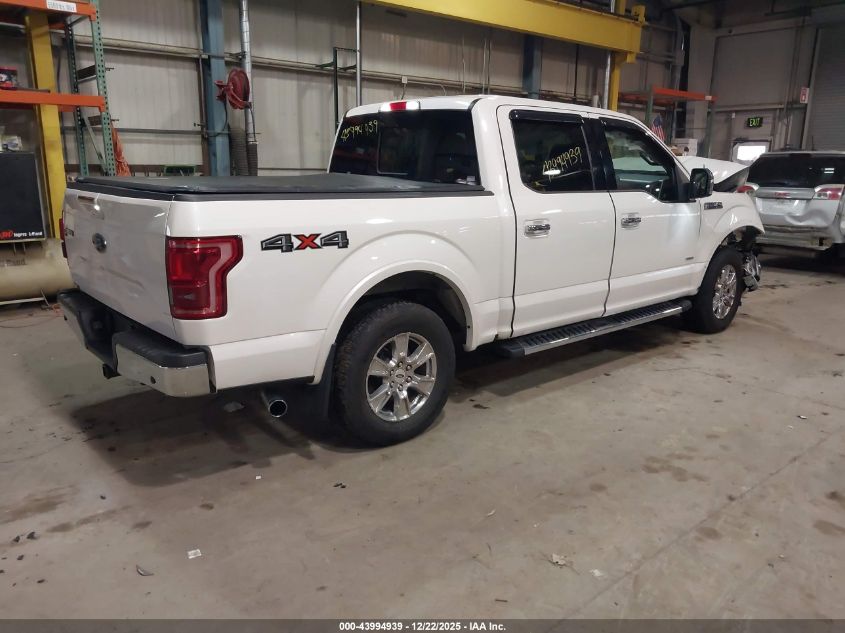 2015 Ford F-150 Lariat VIN: 1FTEW1EG5FFC80536 Lot: 43994939