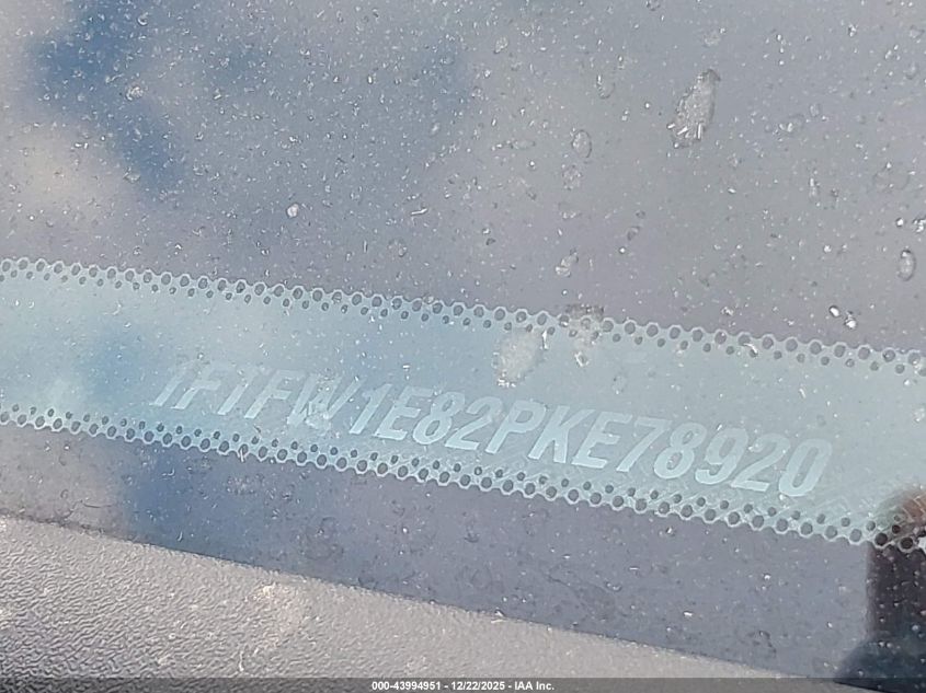 2023 Ford F-150 Xlt VIN: 1FTFW1E82PKE78920 Lot: 43994951