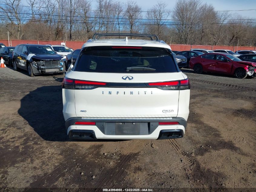 2023 Infiniti Qx60 Luxe Awd VIN: 5N1DL1FS3PC373724 Lot: 43994955